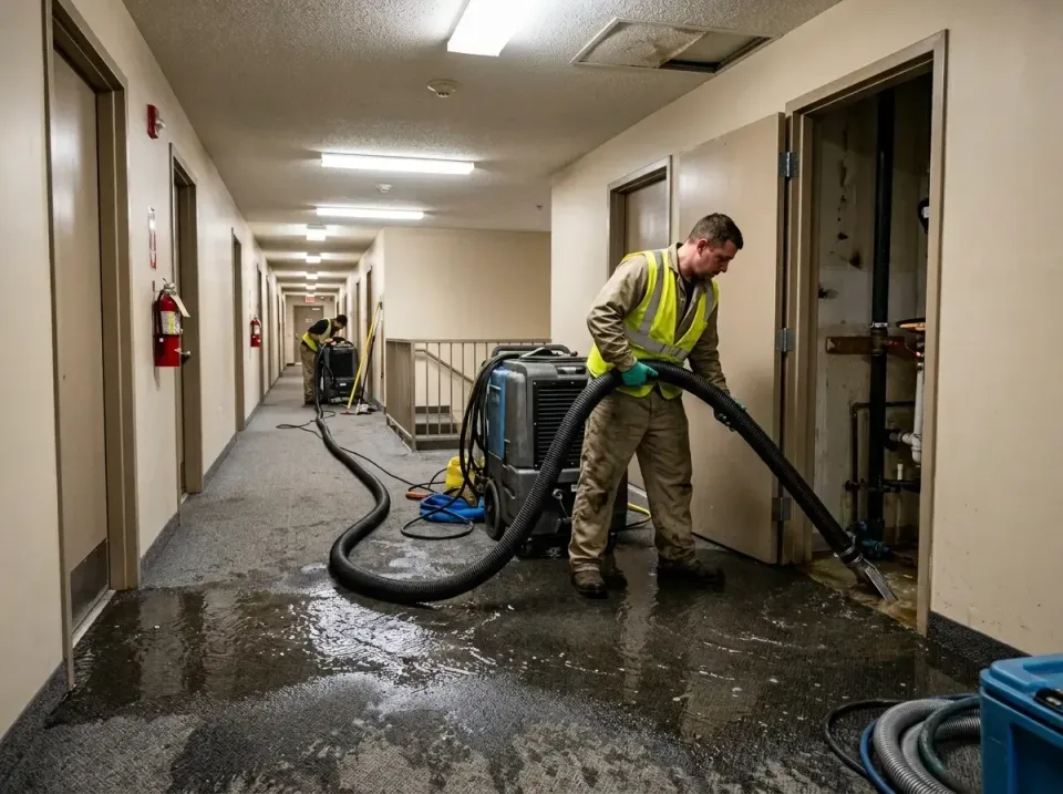multi-unit-apartment-hallway-f-005 — frequently asked questions, Emergency Burst Pipe Water Extraction & Removal in Tinley P…